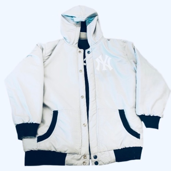 Official Vintage Yankee Reversable Jersey Jacket - Picture 2 of 4